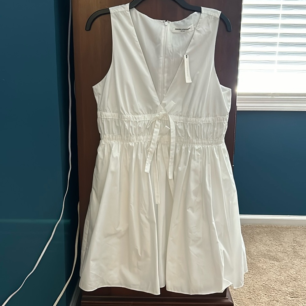 NWT Amanda Uprichard at Anthropologie White Dress- L